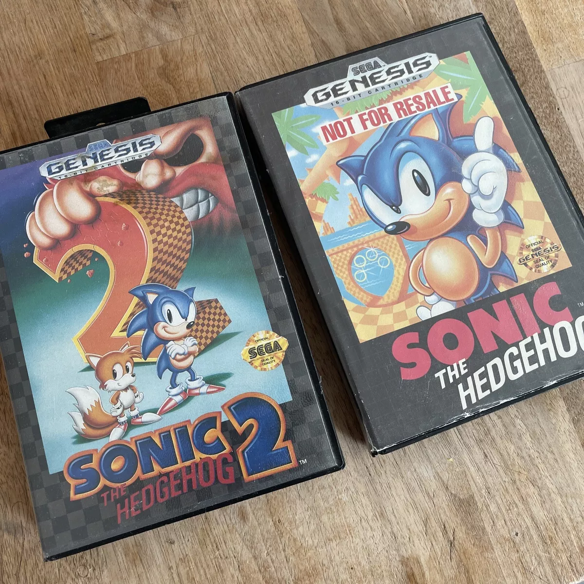 Sonic the Hedgehog sega Genesis 1991 NOT FOR RESALE Version 