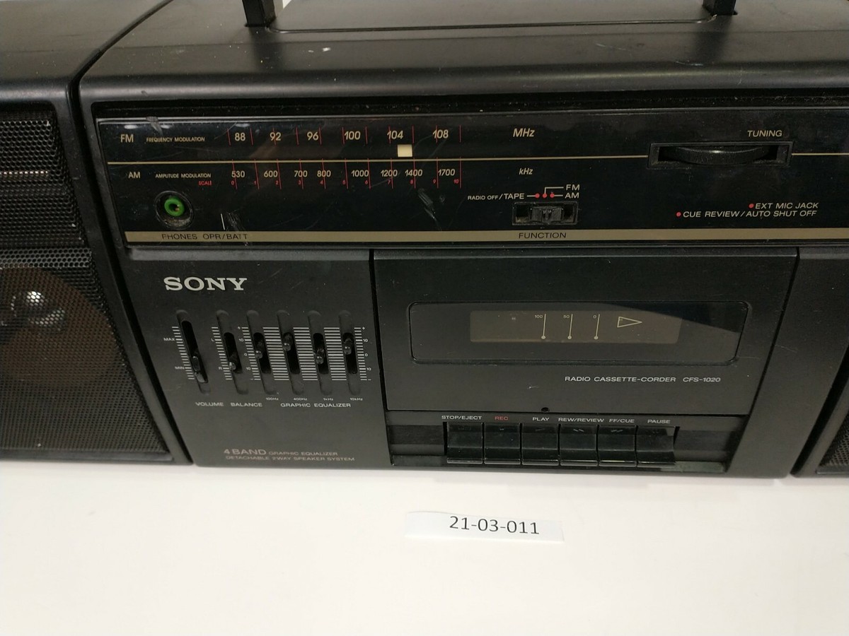 ラジオ・コンポ SonyCFS-v2 ラジオ・コンポ SonyCFS-v2 Sony Radio TV-Sound/FM/AM Stereo