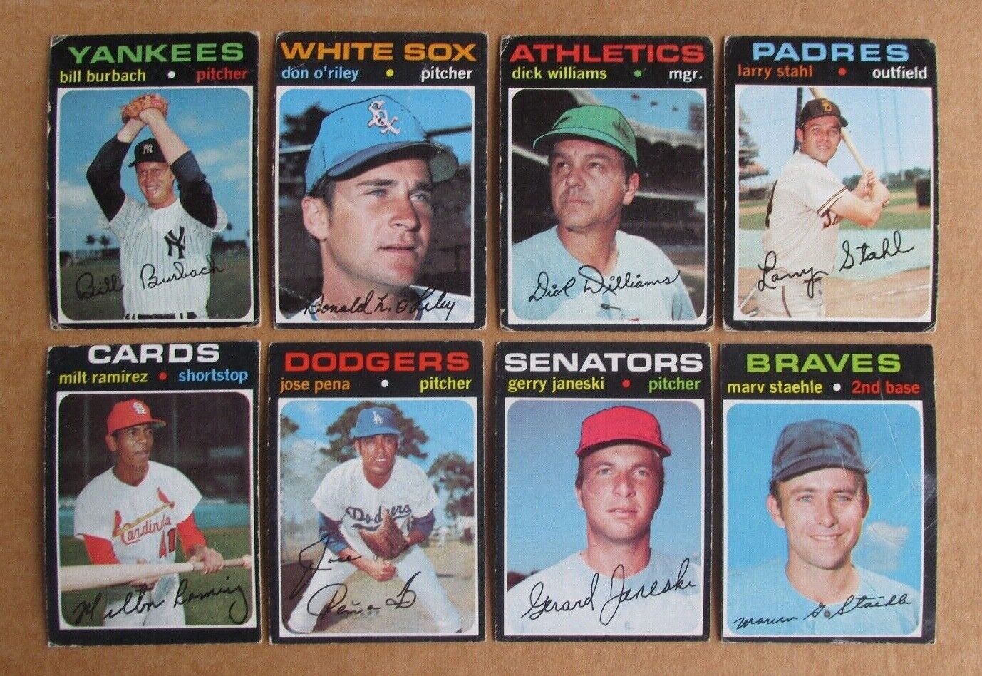 1971 TOPPS BASEBALL MID HIGH SERIES CARD SINGLES COMPLETE YOUR SET UPDATED 4/3