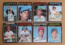 1971 TOPPS BASEBALL CARD SINGLES #551-752 COMPLETE YOUR SET U-PICK UPDATED 5/26