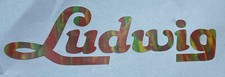 Ludwig Citrus Mod Vintage 60 s Logo For BASS DRUM QUALITY ITEM.