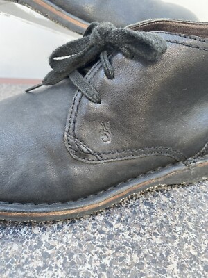 JOHN VARVATOS USA Men\'s Hipster Chukka Leather Boots Black Size 10M JOHN VARVATOS USA Men main image 3