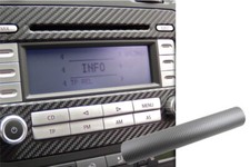 Blende Design Folie Auto Set in Carbon Grau Premium Innenraum Zierleisten Dekor