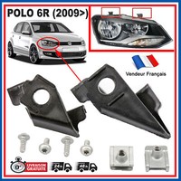 Satz Festsetzung Scheinwerfer Vorne Rechts Nuckel FüR VW Polo 6R - 6C0998226