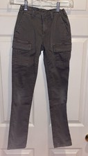 Gap Kid Girls Gray Skinny Fit Pocket Pants, Size 10 Slim