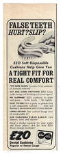 EZO Dental Cushions Print Ad Vintage Advertisement Dental Advertising 1965