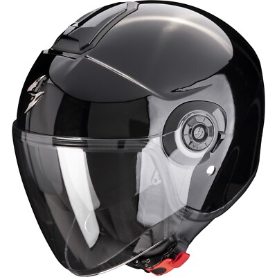Motorrad Helm M - Scorpion EXO-City II 2 Solid Jethelm Roller - schwarz
