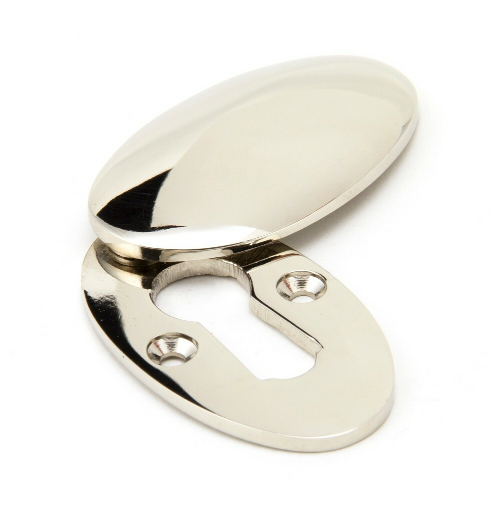 From The Anvil 91989 Polished Nickel Oval Escutcheon & Cover