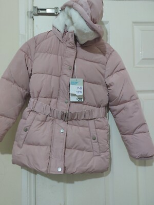 Primark Kids Girls Winter Warm Quilted Hooded Parka Coat Padded Jacket  Outwear UK