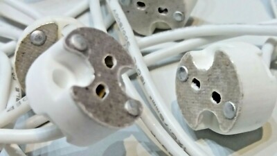 6x Fassung MR16  GU4 G4  GU5.3  MR11 - Niedervolt 12V Halogen- LED Leuchtmittel 
