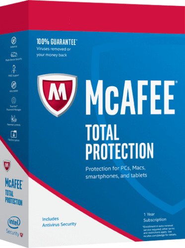 Download McAfee Total Protection 2022 - 1 Device New and Renewel 1 Year Licence