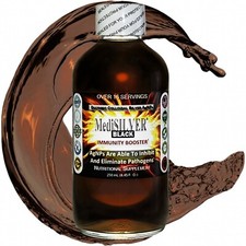 MediSILVER® NEGRO Refuerzo de Inmunidad Diatómico Verdadero Coloidal Plata AgNP: 250 ml