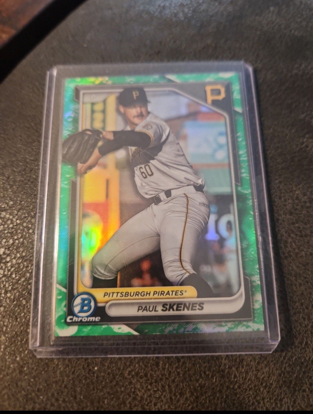 2024 Bowman - Chrome Prospects Lunar Glow Refractor #BCP-125 Paul Skenes (RC)