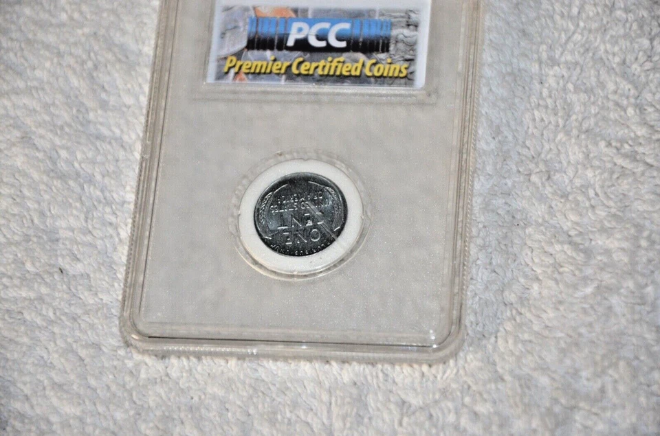 1943 P MS68 LINCOLN WHEAT STEEL PENNY CENT PCC UNCIRCULATED PHILADELPHIA - Image 4 of 4