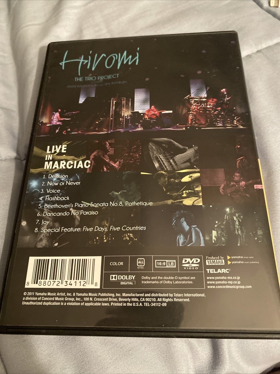 Hiromi Live In Marciac DVD The Trio Project, With Insert