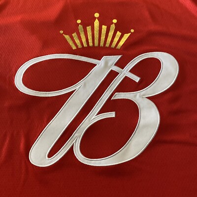 STARTER x BUDWEISER MESH JERSEY S 50th ANNIVERSARY BLACK LABEL RED
