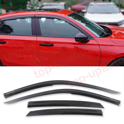 For Acura Integra 2023+ black Door Window Visor Vent Shades Sun Rain Guard 4PCS