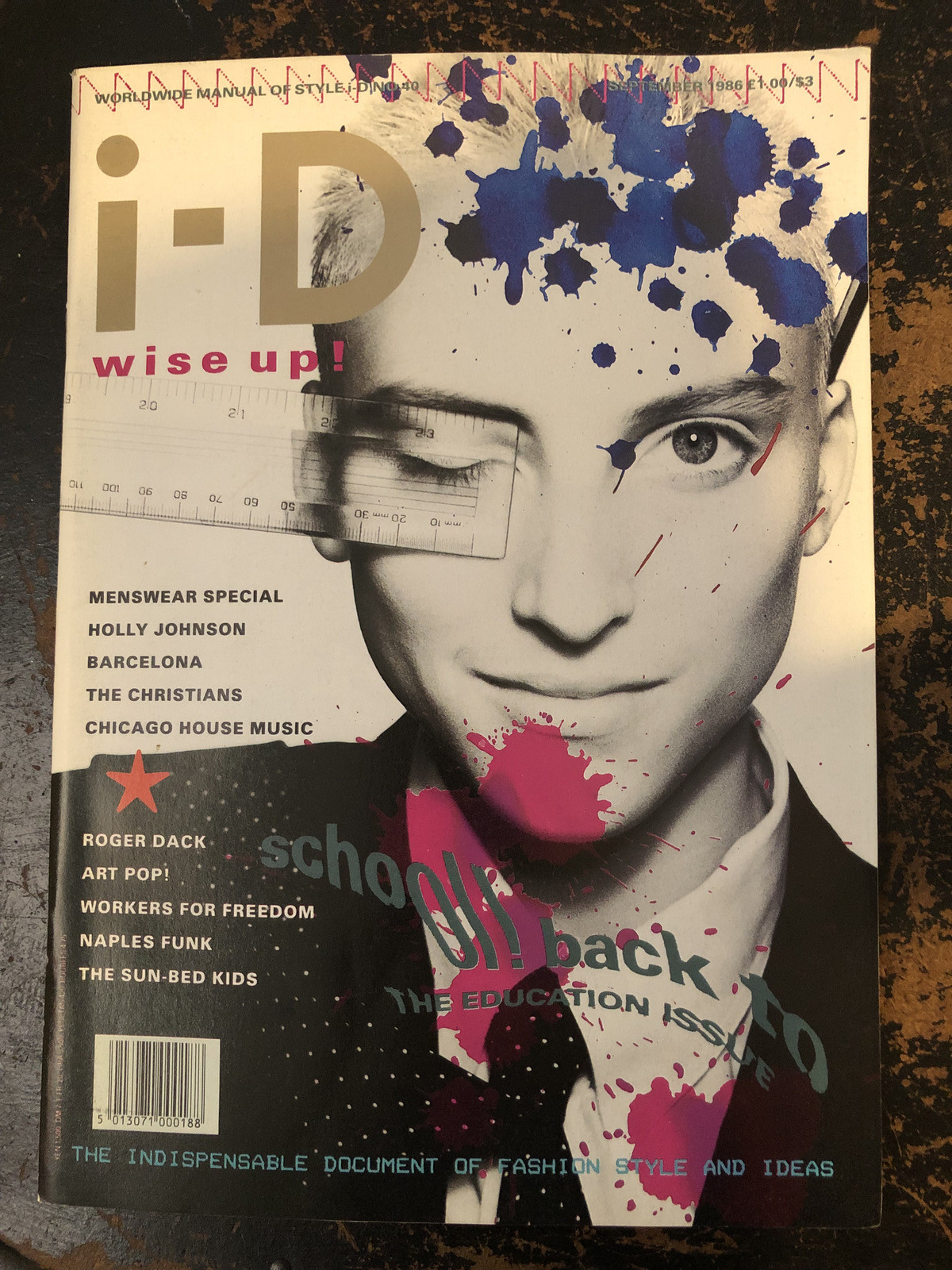 i-D Magazine N°40 SEP 1986 London Fashion Art Design CHICAGO HOUSE Nick Knight !