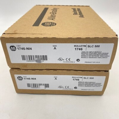 NEW Allen-Bradley 1746-NI4 SER A SLC 500 Analog Input Module 1746NI4