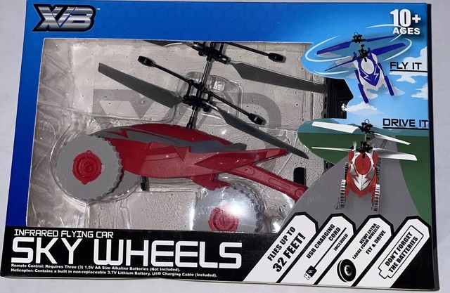 X B R C Sky Wheels Infrared Flying Car Drives And Flies For Sale Online Ebay