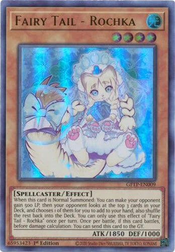 Yu-Gi-Oh Card - GFTP-EN009 - FAIRY TAIL - ROCHKA (ultra rare holo) - NM/Mint