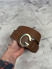Vintage Gucci G Logo Leather Belt
