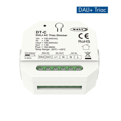 110V 220V DALI AC Triac Dimmer 150W-360W LED Hinterkante Druckschalter für Lampe