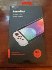 GameStop Tempered Glass Screen Protector Compatible with Nitendo Switch 9H High
