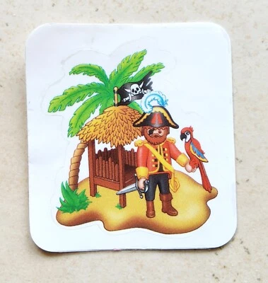 Autocollant sticker playmobil pirate trésor  adesivo aufkleber pagetina  - Photo 1/2