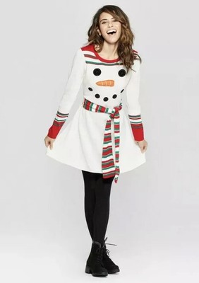 ugly sweater christmas dress