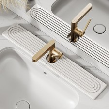 Stone Faucet Mat for Kitchen Sink, Diatomite Drying Stone Tray  Sink