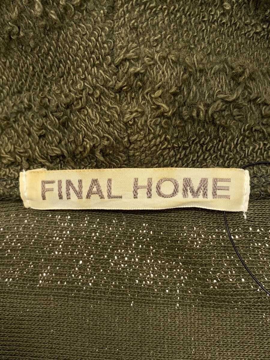FINAL HOME Double Riders Zip Parka Khaki Cotton M Used View 3