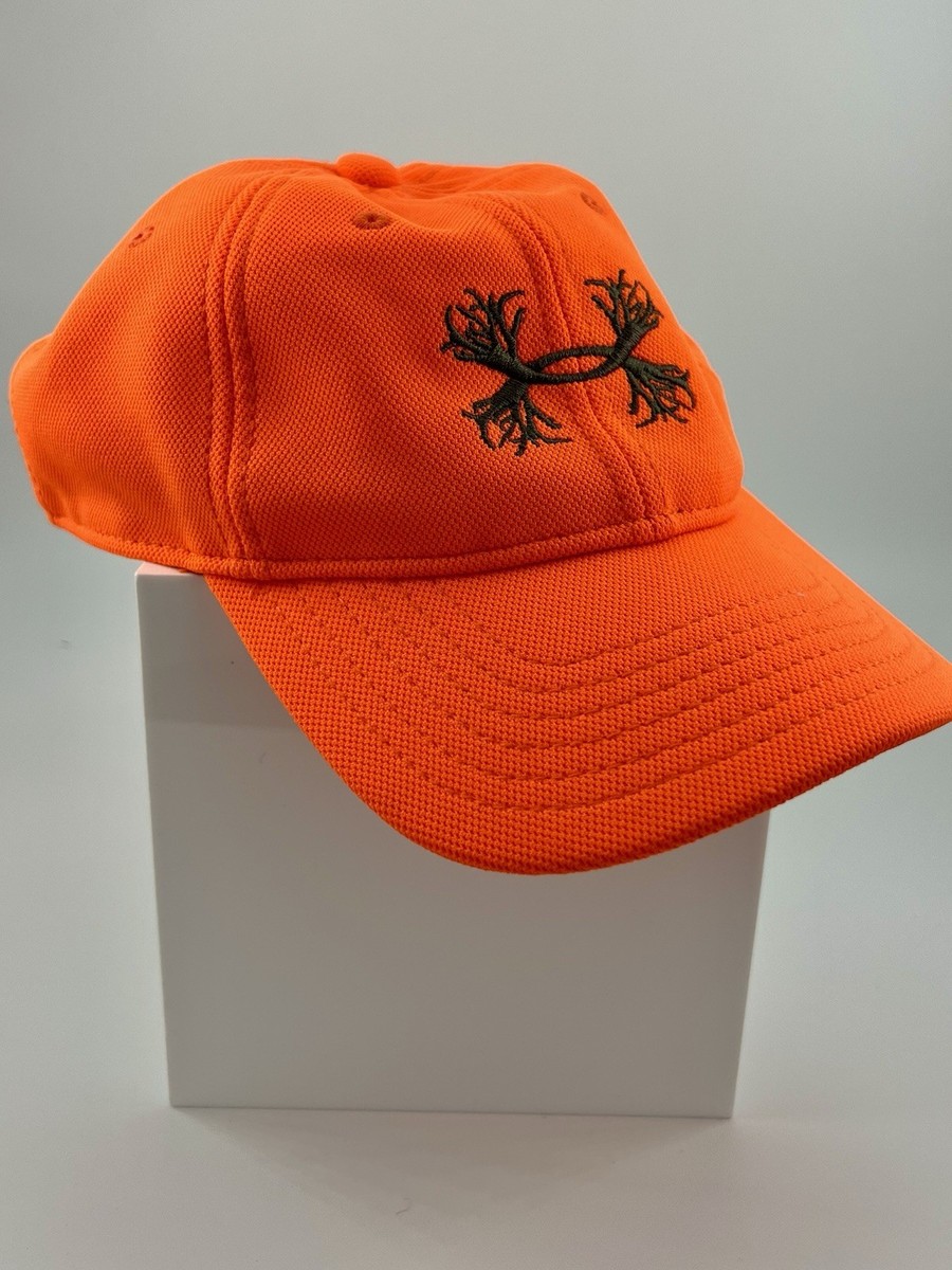 Under Armour Orange Blaze Antler Logo adjustable fit for size child. View 6
