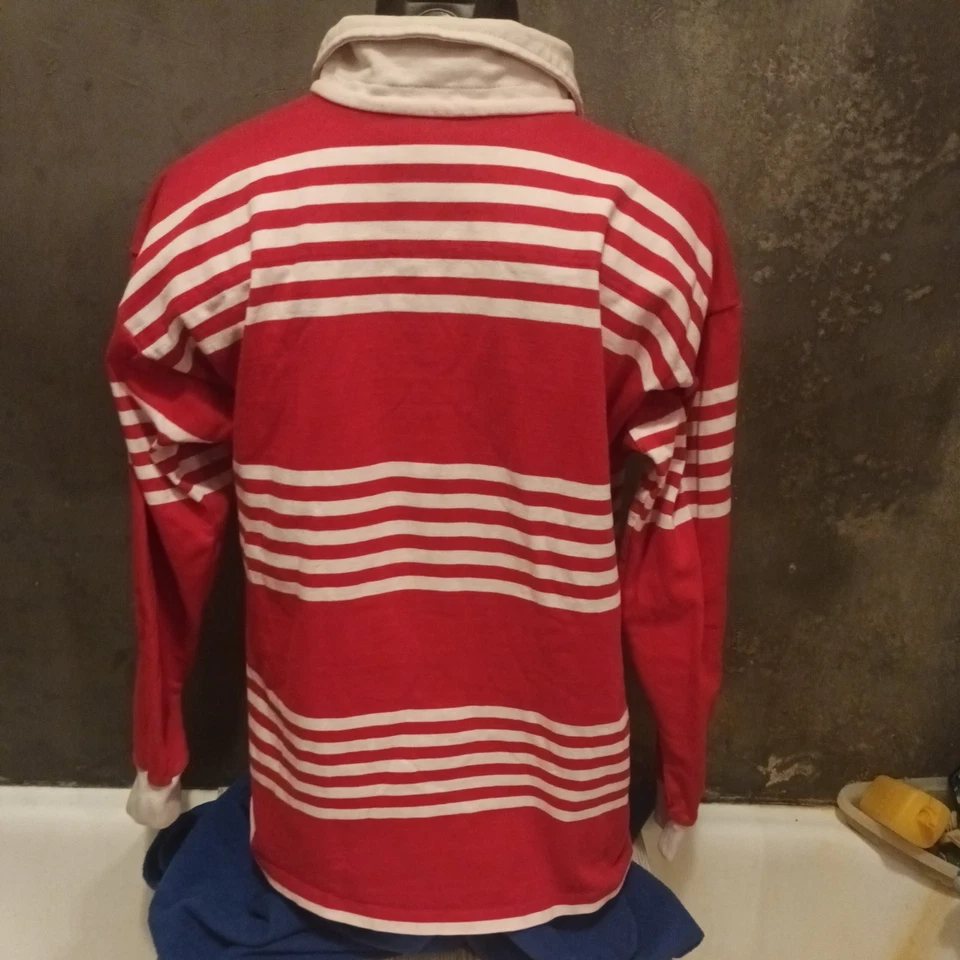 maillot RUGBY BO BIARRITZ OLYMPIQUE ADIDAS  1990's  VINTAGE  shirt  maglia - Photo 4/4