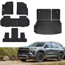 Floor Mats  Trunk Mat Fit for Chevrolet Chevy Traverse Not for Limited 7-S...