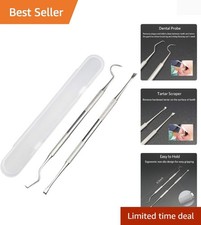 Complete Dental Hygiene Set - Tartar Scraper and Dental Pick for Deep Cleaning