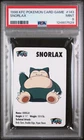 1998 KFC POKEMON CARD GAME #143 SNORLAX PSA 9