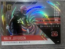 2018 Unparalleled Malik Jefferson Swirl /100 Bengals RC 🔥🔥