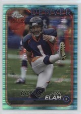 2024 Topps Chrome Aqua Sonar Refractor 50/199 Jason Elam #65 v9t