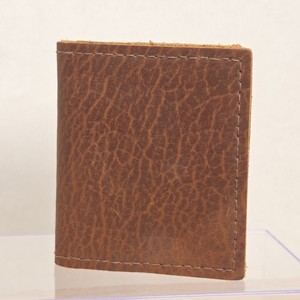 handcrafted leather bifold wallet