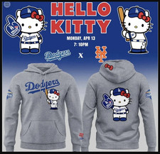 LA City Dodger x Hello Kitty Hoodie SGA 26 April 13 x Met Limited Gift For Fans