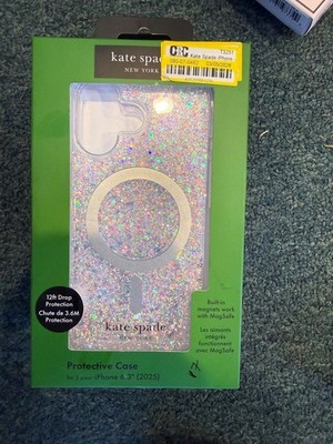 NEW Kate Spade Drop Protective iPhone 17  Case Chunky Glitter With MagSafe 6.3 