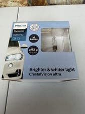 2 Philips Xenon Crystalvision Ultra D2r Headlight Hid Light Bulbs D2rcvs2