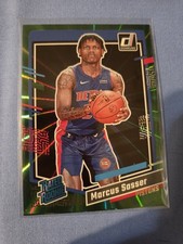 2023-24 Panini Donruss - Rated Rookie Marcus Sasser #222 Holo Green Laser (RC)