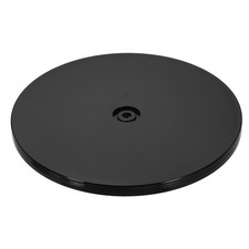 Acrylic Lazy Susan Turntable 8" Ball Bearing Rotating Tray Black