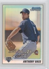 2010 Bowman Chrome Prospects Refractor 244/500 Anthony Bass #BCP212 0c2