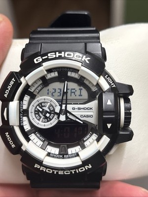 Casio G Shock GA-400 schwarz-weiß