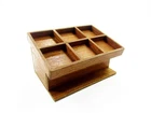 Dollhouse Miniature Empty Bakery Cake Wooden Display Stand Shop Handmade 8843