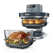 Ninja Crispi Pro 6 Qt Air Fryer Portable Glass Cooking System FREE SHIPINGG