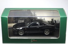 Kyosho 1/43 Nissan Skyline R34 GT-R Nurburgring Test Car Black K03386BK